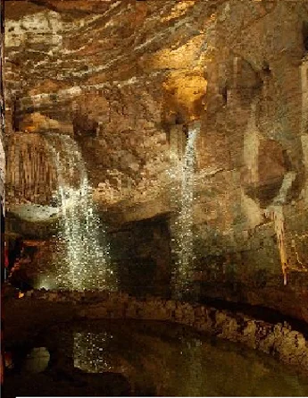 partir en séjour linguistique à brecon au pays de galles et descendre dans la grotte dan yr ogof