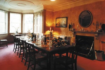 salle à manger trebinshun house brecon