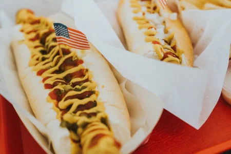séjour linguistique aux états-unis gastronomie sandwich hot dog