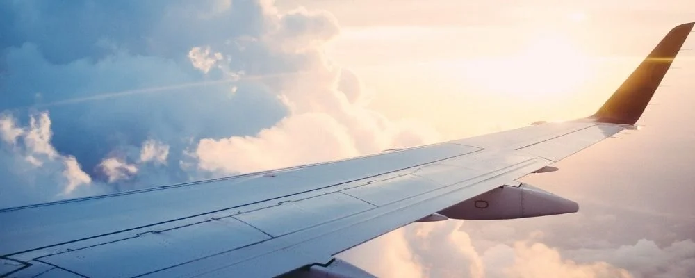 Avion en plein vol séjour linguistique à malte